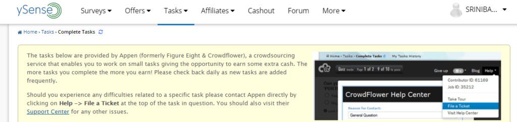 Earn money online by completing CrowdFlower Task
